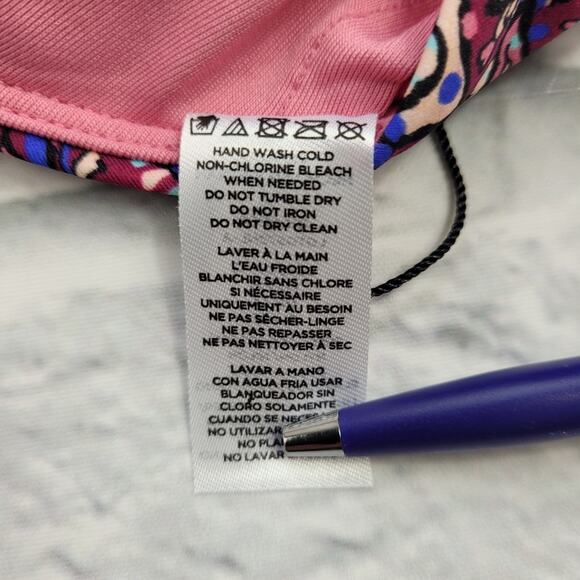 NWT Nanette Lepore Lauren Longline Fixt Bikini Top size 12 - Picture 11 of 14